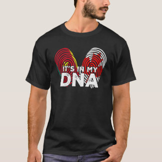 T-shirt Drapeau Canada Fier Sénégal Sénégalais ADN Emprein