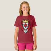 T-shirt Drapeau Canada Lion King (Devant entier)