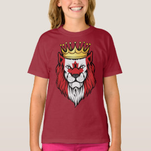 T-shirt Drapeau Canada Lion King