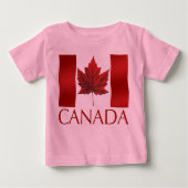 T-shirt Drapeau Canada Tee - shirt bébé Canada (Devant)