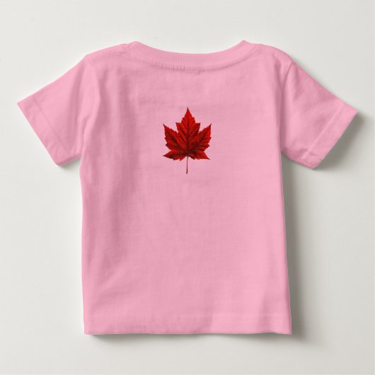 T-shirt Drapeau Canada Tee - shirt bébé Canada (Dos)
