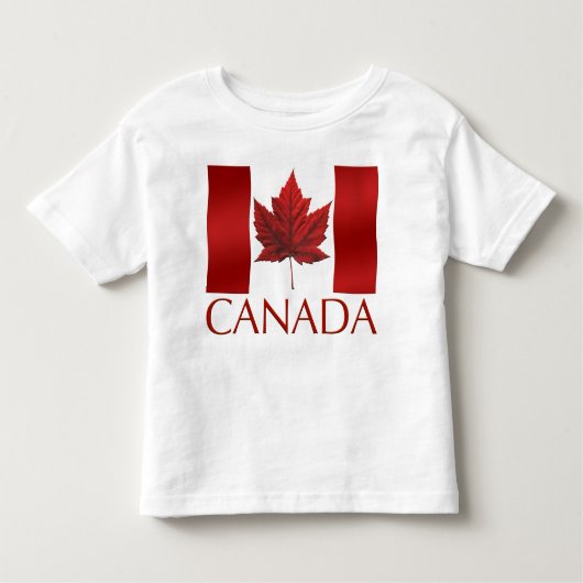 T-shirt Drapeau Canada Tee - shirt bébé Canada (Devant)