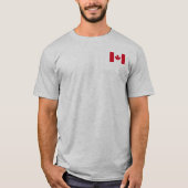 T-shirt Drapeau canadien (Devant)