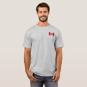 T-shirt Drapeau canadien (Devant entier)
