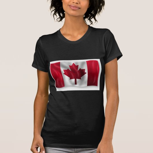 T-shirt Drapeau canadien (Devant)