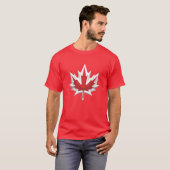 T-shirt Drapeau canadien (Devant entier)