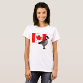 T-shirt Drapeau canadien (Devant entier)