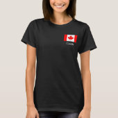 T-shirt Drapeau canadien (Devant)