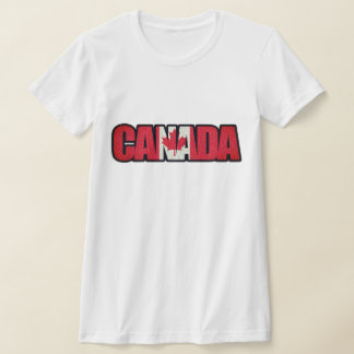 T-shirt Drapeau canadien