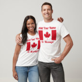 T-shirt Drapeau canadien (Unisexe)