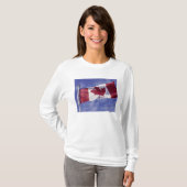 T-shirt Drapeau canadien (Devant entier)