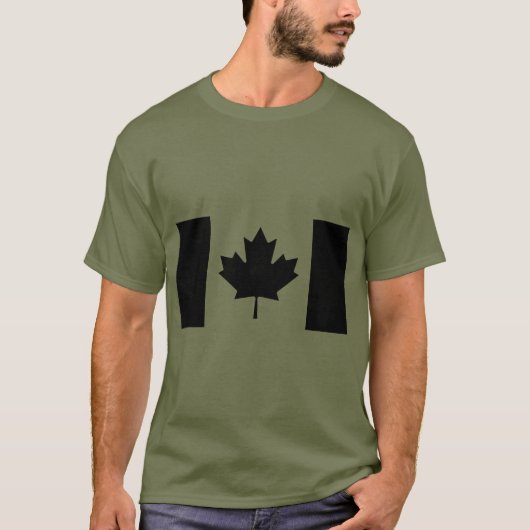 T-shirt Drapeau canadien : coupure de courant (Devant)