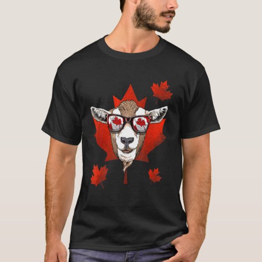 T-shirt Drapeau canadien de la feuille d'érable Patriotiqu (Devant)
