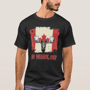 T-shirt Drapeau canadien de l'orignal de la fête du Canad