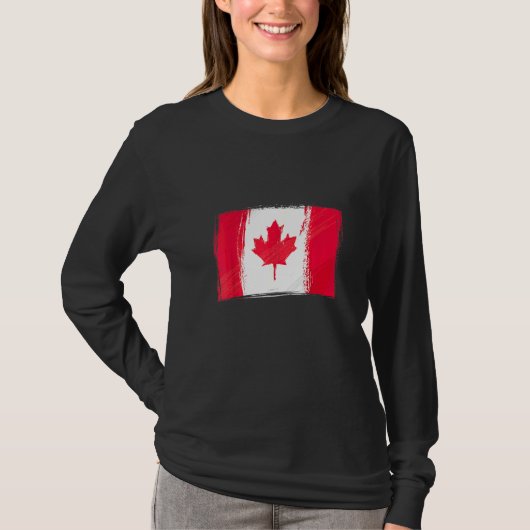 T-shirt Drapeau canadien Drapeau Canada Canada (Devant)