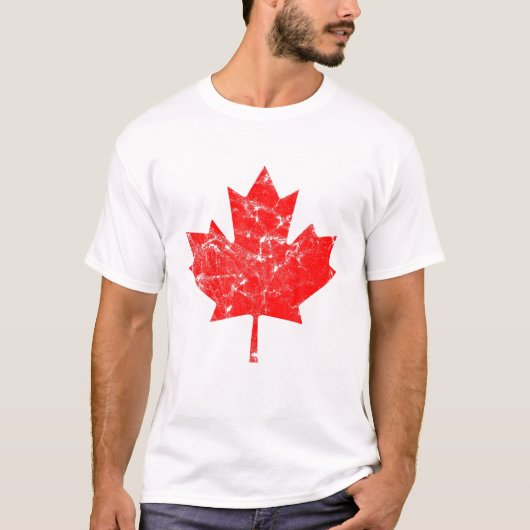 T-shirt Drapeau canadien, Drapeau canadien, Pride canadien (Devant)
