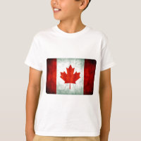 Drapeau canadien en détresse