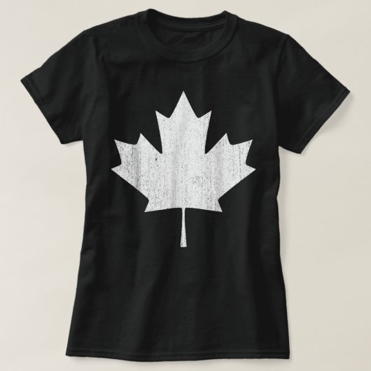 T-shirt Drapeau canadien Femmes Hommes Enfants Feuille d'é (Design devant)