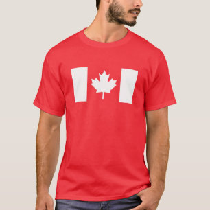 T-shirt Drapeau canadien Femmes Hommes Enfants Feuille d'é