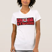 T-shirt Drapeau canadien fort (Devant)