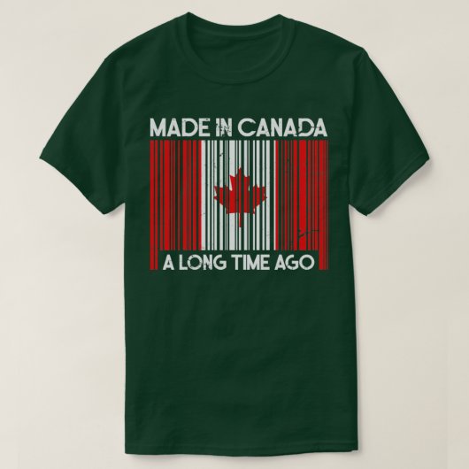 T-shirt Drapeau canadien Maple Leaf Canada (Design devant)