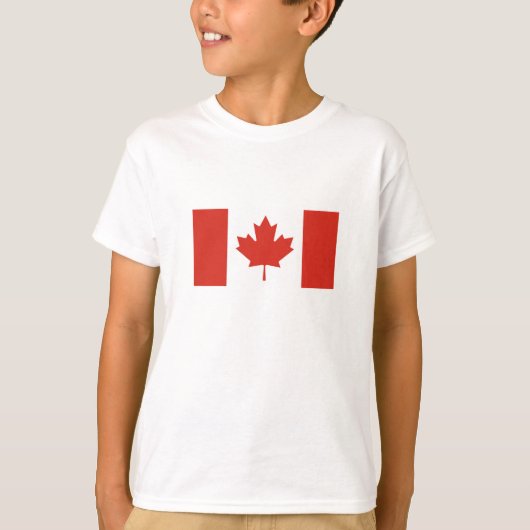 T-shirt Drapeau canadien patriotique (Devant)