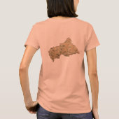 T-Shirt Drapeau + Carte de la Centrafrique (Dos)