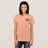 T-Shirt Drapeau + Carte de la Centrafrique (Devant entier)