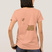 T-Shirt Drapeau + Carte de la Guinée Équatoriale (Dos)