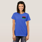 T-Shirt Drapeau + Carte de Libye (Devant entier)