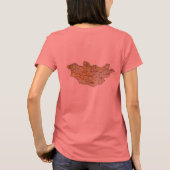 T-Shirt Drapeau + Carte de Mongolie (Dos)