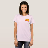 T-Shirt Drapeau + Carte d'Espagne (Devant entier)