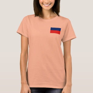 T-Shirt Drapeau + Carte d'Haïti