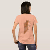 T-Shirt Drapeau + Carte du Belize (Dos entier)