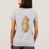 T-Shirt Drapeau + Carte du Qatar (Dos)