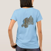 T-Shirt Drapeau + Carte du Rwanda (Dos)