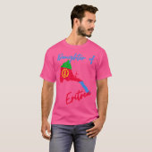 T-shirt Drapeau Carte Fille De L'Erythrée (Devant entier)