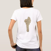 T-Shirt Drapeau + Carte + Texte du Bénin (Dos)