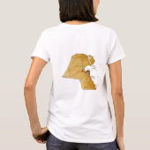 T-Shirt Drapeau + Carte + Texte du Koweït (Dos)