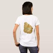 T-Shirt Drapeau + Carte + Texte Uruguay (Dos entier)