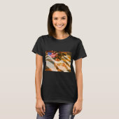 T-shirt Drapeau Casquette américain Sunrays (Devant entier)