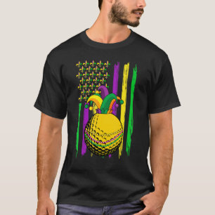 T-shirt Drapeau Casquette rétro américain Mardi Gras Out