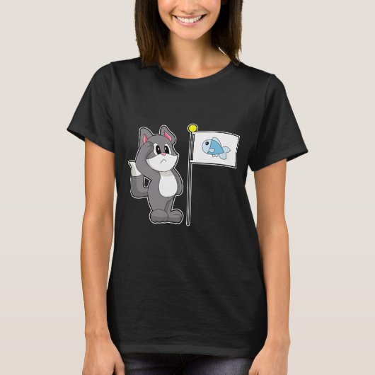 T-shirt Drapeau Chat (Devant)