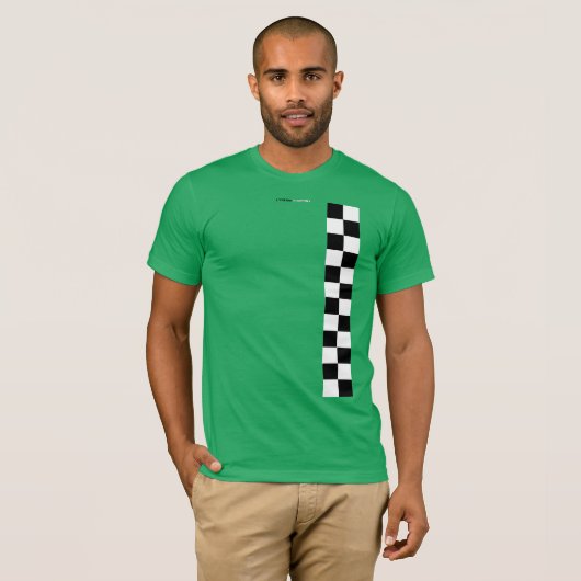 T-shirt Drapeau Checkered (Devant entier)