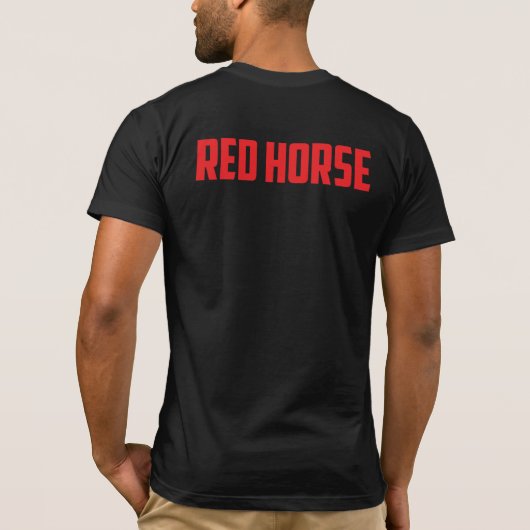 T-shirt Drapeau CHEVAL ROUGE (Dos)
