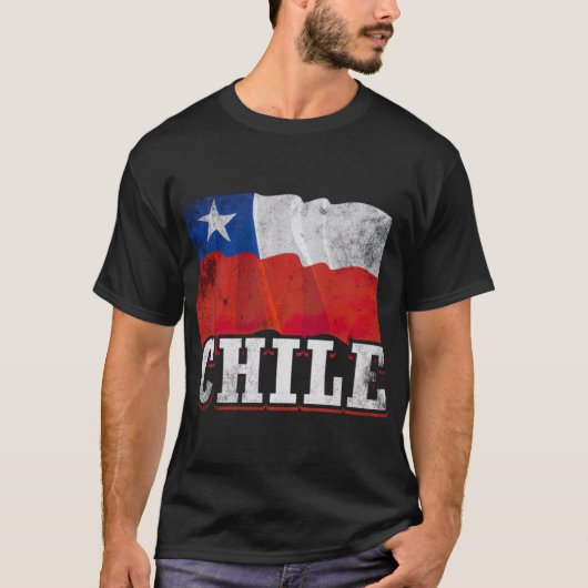 T-shirt Drapeau chilien (Devant)