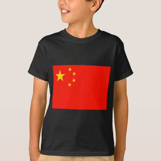 T-shirt Drapeau Chine - Haute qualité (Devant)