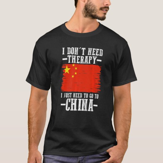 T-shirt Drapeau chinois (Devant)