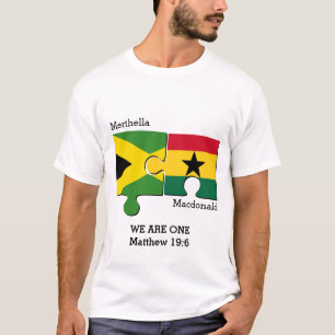 T-shirt Drapeau chrétien JAMAICA GHANA