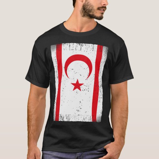 T-shirt Drapeau chypriote nord (Devant)